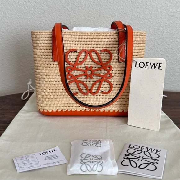 NEW LOEWE Square Basket Bag - Picture 6 of 6